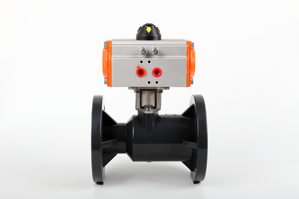 赵西垸林场气动法兰一体球阀